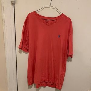 Polo Ralph Lauren Tee Shirt Size L Salmon Color great condition